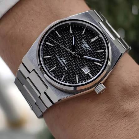 Tissot PRX Powermatic 80 Watch – Black Dial | Stainless Steel